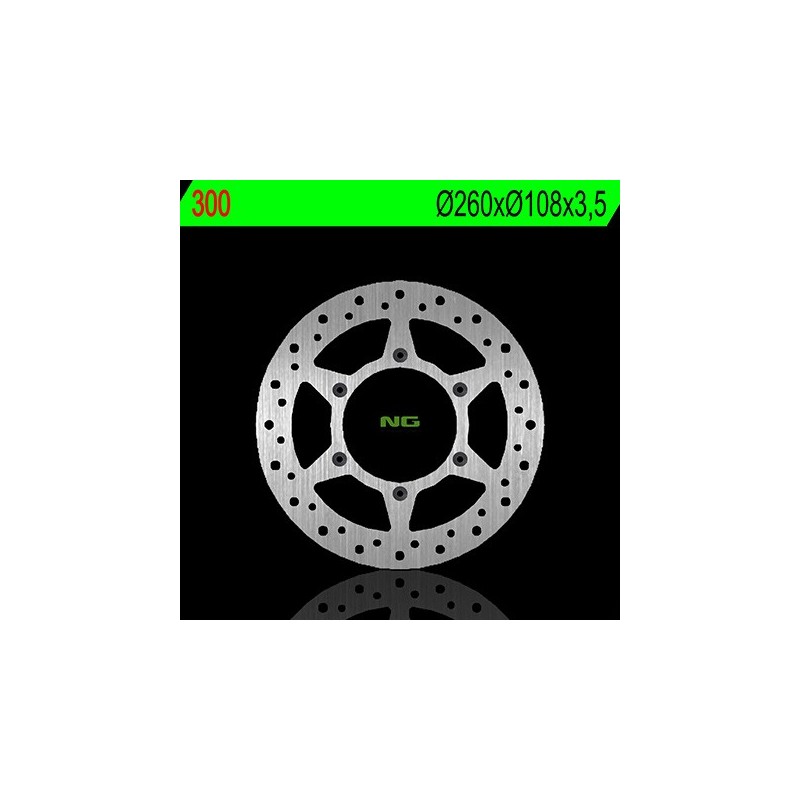 Disque de frein avant gauche NG 300 rond fixe