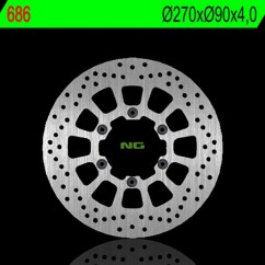 Disque de frein NG 686 rond fixe