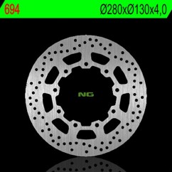 Disque de frein avant gauche NG 694 rond fixe Kawasaki KLR650 Tengai