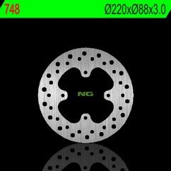 Disque de frein avant gauche NG 748 rond fixe Honda