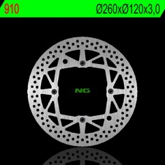 Disque de frein avant gauche NG 910 rond fixe