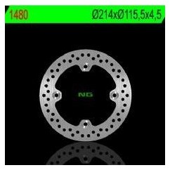 Disque de frein NG 1480 rond fixe