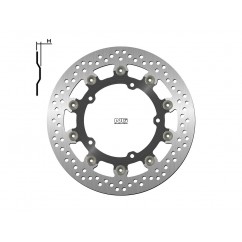 Disque de frein NG 1786G rond flottant Yamaha