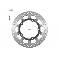 Disque de frein NG 1708G rond flottant Triumph