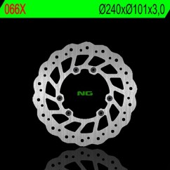 Disque de frein avant gauche NG 066X pétale fixe