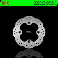 Disque de frein arrière NG 101X pétales fixe