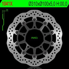 Disque de frein avant NG 1041X pétale flottant Suzuki