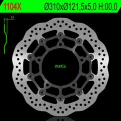 Disque de frein avant NG 1104X pétale flottant