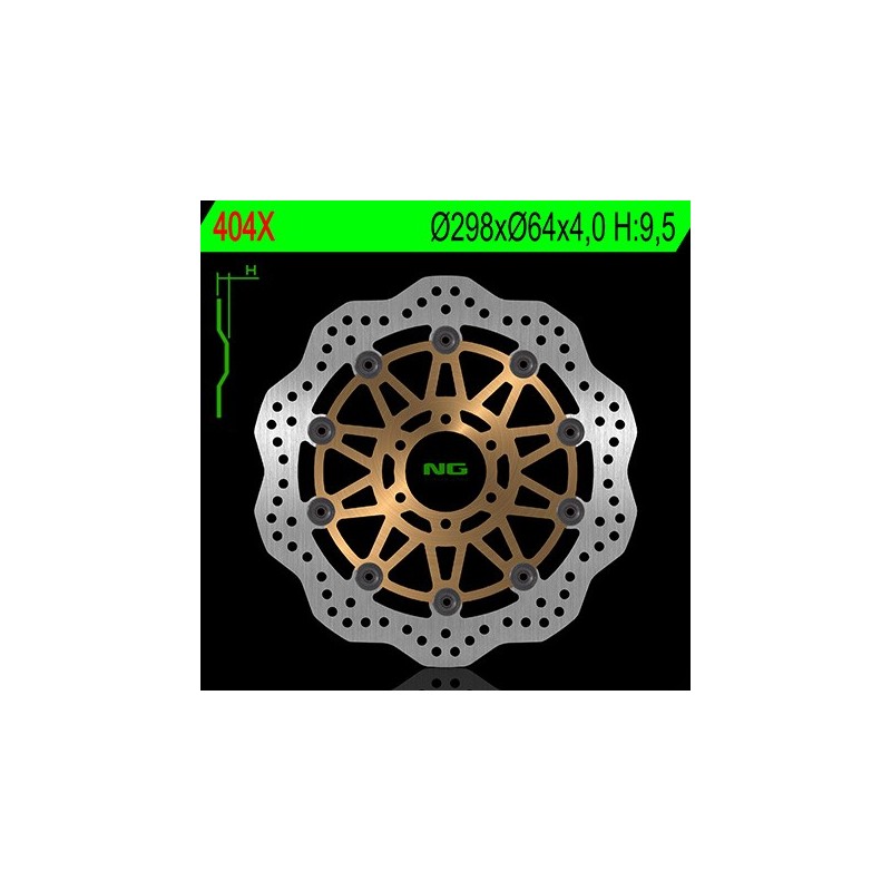 Disque de frein avant NG 404X pétale flottant