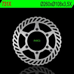 Disque de frein avant gauche NG 731X pétale fixe Gas Gas