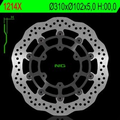 Disque de frein arrière NG 1214X pétale flottant Suzuki