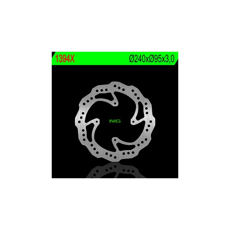 Disque de frein avant gauche NG 1394X pétale fixe