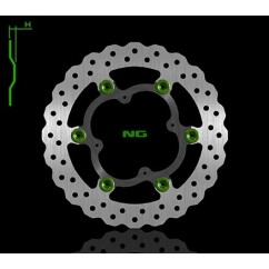 Disque de frein avant NG 1324X pétale flottant KTM