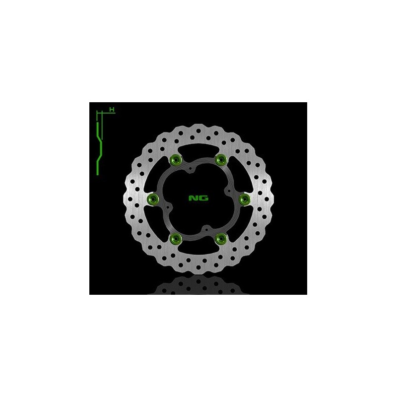 Disque de frein avant NG 1324X pétale flottant KTM