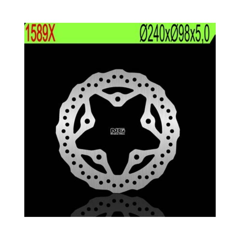 Disque de frein NG 1589X pétale fixe SYM Joymax 125/250/300