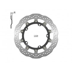 Disque de frein NG 1708XG pétale semi-flottant Triumph Speed Triple 1050