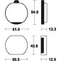 Plaquettes de frein TECNIUM MA10 organique