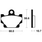 Plaquettes de frein TECNIUM MA50 organique