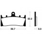 Plaquettes de frein TECNIUM MF186 métal fritté