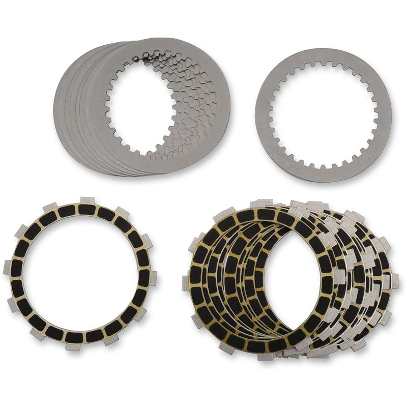 CLUTCH FRICTION & STEEL PLATE KIT CARBON/STEEL
