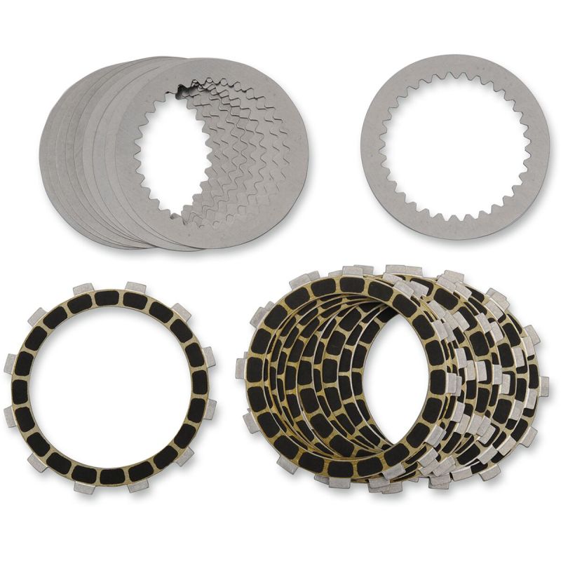 CLUTCH FRICTION & STEEL PLATE KIT CARBON/STEEL