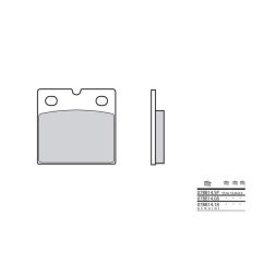 Plaquettes de frein origine BREMBO - 07BB14 18 - Organique