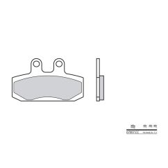 Plaquettes de frein BREMBO - 07007CC - Carbone céramique avant
