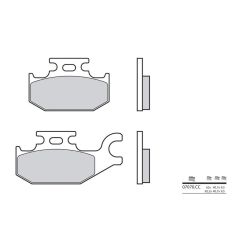 Plaquettes de frein BREMBO - 07070CC - Carbone céramique avant