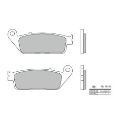 Plaquettes de frein BREMBO - 07074XS - Métal fritté avant