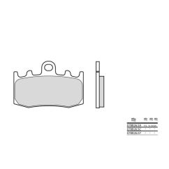 Plaquettes de frein BREMBO - 07BB26 07 - Organique