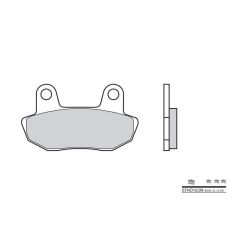 Plaquettes de frein BREMBO - 07HO16 09 - Organique