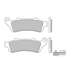 Plaquettes de frein BREMBO - 07HO44 CC - Organique