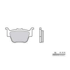 Plaquettes de frein BREMBO - 07HO55 SD - Métal fritté