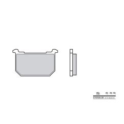 Plaquettes de frein BREMBO - 07KA06 08 - Organique