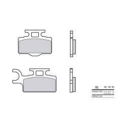 Plaquettes de frein BREMBO - 07KA27 SX - Métal fritté racing