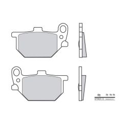 Plaquettes de frein BREMBO - 07YA07 13 - Organique