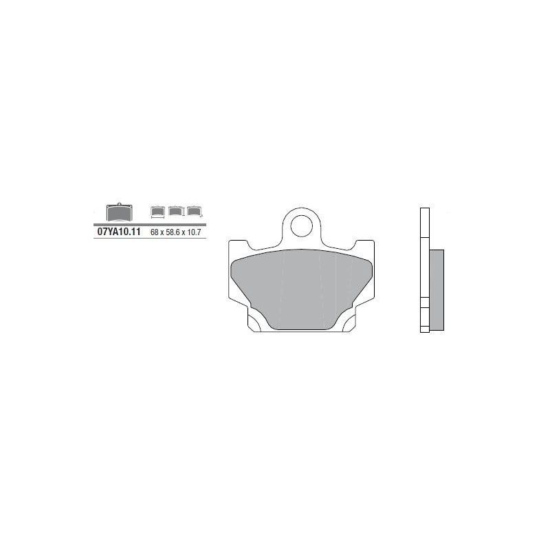 Plaquettes de frein BREMBO - 07YA10 11 - Organique