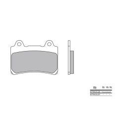 Plaquettes de frein BREMBO - 07YA35 07 - Organique