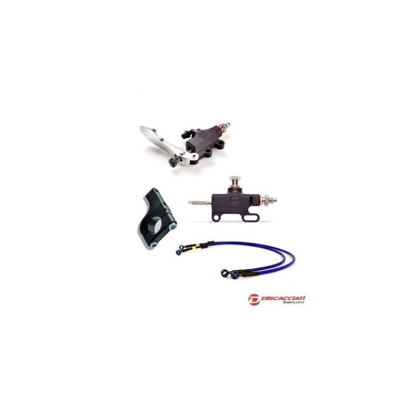 Kit Complet Frein au pouce ø16mm DISCACCIATI avec durites aviation Kit Complet Frein au pouce ø16mm DISCACCIATI avec durites aviation