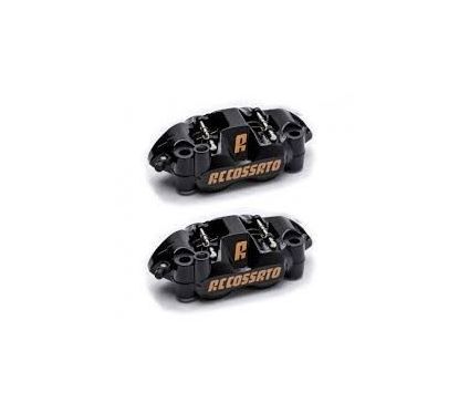 2x Etriers ACCOSSATO Monobloc Forgé - "Color" 4 pistons 34mm - 108mm