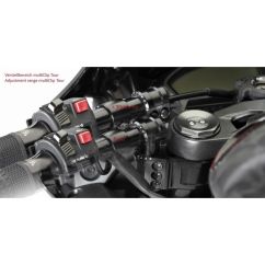 Demi Guidon ABM MultiClip - 25,4mm -  Ø50mm - Rehausse : +40/+70mm (TOUR)