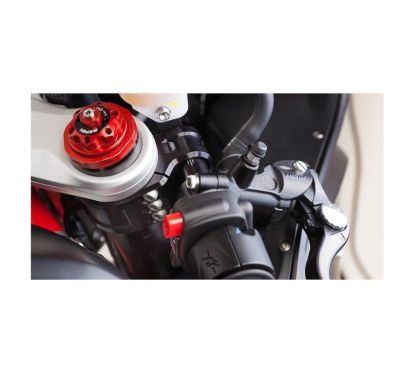 Demi Guidon ABM RaceClip - 22,2mm - Ø50mm - Rehausse : 0mm