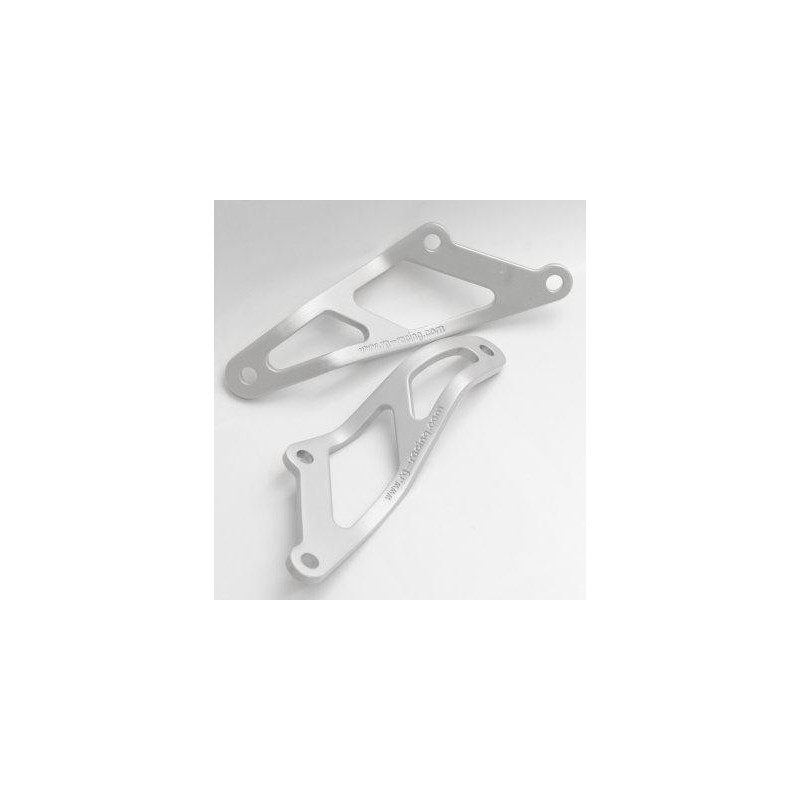 Patte de fixation de silencieux R&G RACING argent Honda CBR900RR