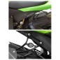 Kit suppression repose-pieds arrière R&G RACING noir Kawasaki ZX6R/RR