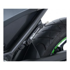 Cache-orifice repose-pieds arrière R&G RACING gauche noir Kawasaki