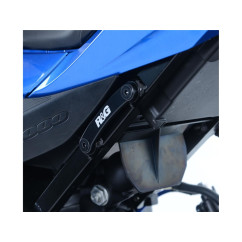 Kit suppression repose-pieds arrière R&G RACING noir Suzuki GSX-R1000