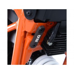 Kit suppression repose-pieds arrière R&G RACING noir KTM Duke 125