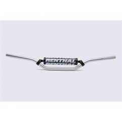 Guidon Ø22,2mm avec barre RENTHAL Classic Enduro High argent/mousse noire