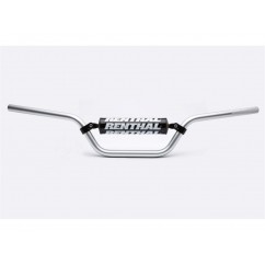 Guidon Ø22,2mm avec barre RENTHAL Classic Quad argent/mousse noire Yamaha YFZ350 Banshee/YFS200 Blaster