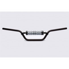 Guidon Ø22,2mm avec barre RENTHAL Classic Suzuki Quad Racer moyen noir/mousse noire